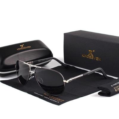Óculos De Sol Polarizados Ultra Leve Estilo Piloto Elegante