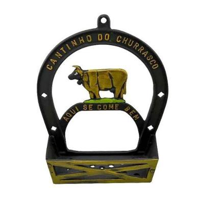 Suporte Porta Tempero e Condimentos Alumínio Fundido Vaca