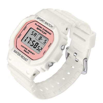 Relógio Digital Sanda Led à Prova D'água Esportivo Feminino