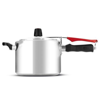 Panela De Pressão Clock Original Alumínio Polido 4,5L