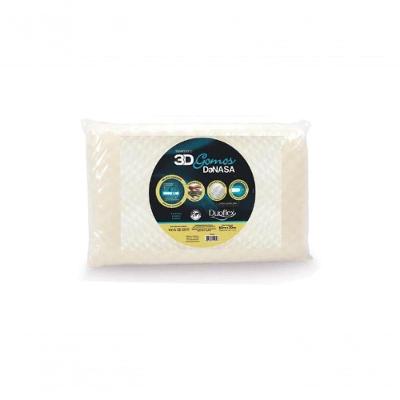 Travesseiro Viscoelástico 3D Gomos DaNasa DT3200 p/Fronha 50x70 (45x65) - Duoflex