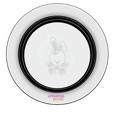 Prato Infantil Tramontina Le Petit Inox Coelhinho 23 Cm Aço Inox