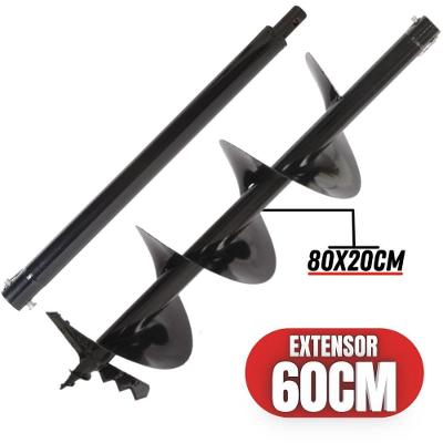 Broca de Espiral 80x20cm Reforço Em Widea Encaixe 20mm
