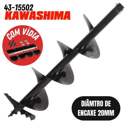 Broca Com Ponta De Videa Kawashima 80x20cm Para Perfuradores