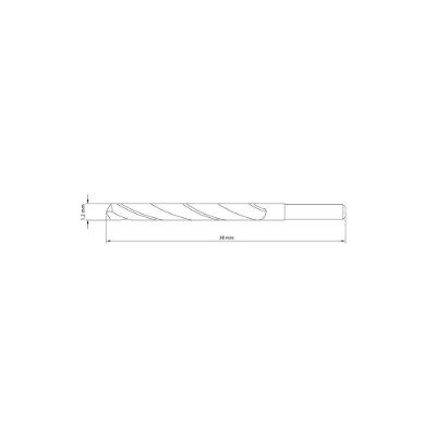 Broca Para Aço 1.2X38 Mm Tramontina Em Aço Rapido