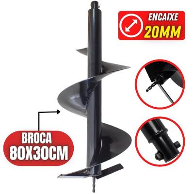 Broca Universal 80x30cm Em Aço Especial Carbono