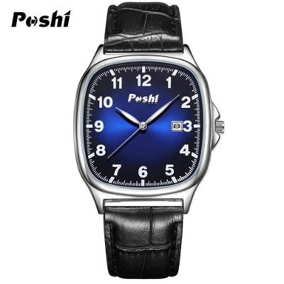Relógio Masculino Poshi 931 à Prova D'água Azul