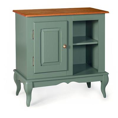 Balcão Para Banheiro 2 Portas Com Nichos Dália M53051 Cor Laca - Verde Musgo