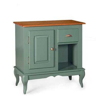 Balcão Para Banheiro 1 Porta, 1 Gaveta E Nicho Dália M53064 Cor Laca - Verde Musgo