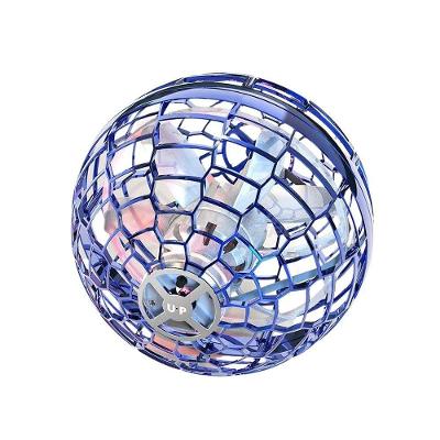 Bola Spinner Voadora Led Divertido Colorido Boomerang Drone Azul