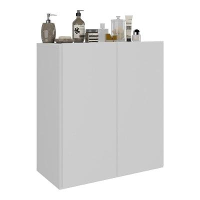 Balcão Multiuso Organizador Para Banheiro 2 Portas 63cm Multimóveis Mp5038 Branco Branco
