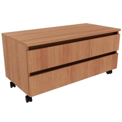 Gabinete Para Banheiro 2 Gavetas Bn3603 Amendoa