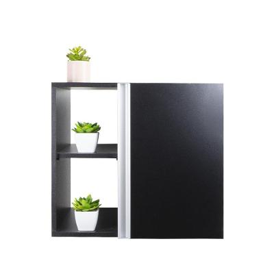 Conjunto Gabinete Para Banheiro Preto 55Cm Sem Cuba Harpia