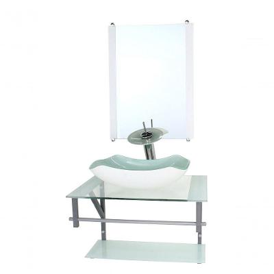 Gabinete Banheiro 60cm Cuba Abaulada Branco