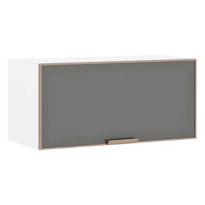 Armário Aéreo Basculante 80cm Branco C/1 Porta Em Vidro