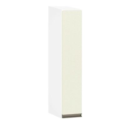 Armário Aéreo 15cm 1 Porta Pérola Branco Polar C/Kashmir