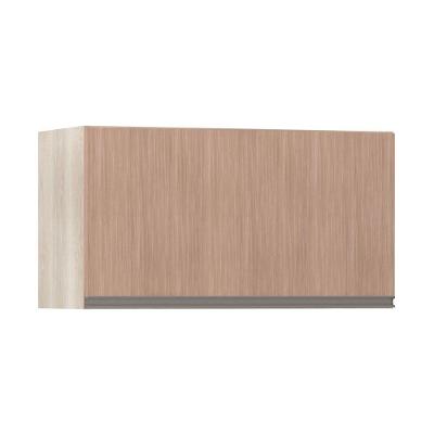 Armário Basculante 70cm 1 Porta Luci Legno Crema C/Cumaru