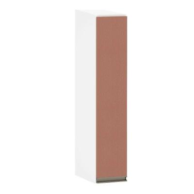 Armário Aéreo 15cm 1 Porta Pérola Branco Polar C/Gaia