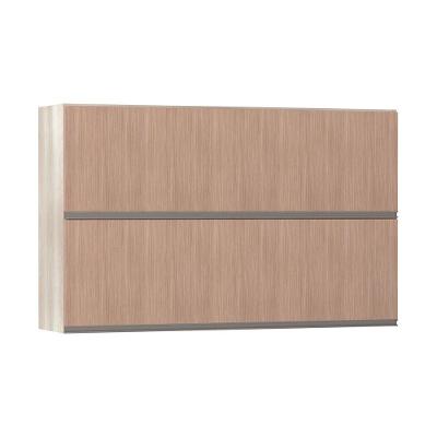 Armário Basculante Duplo 120cm 2 Portas Legno Crema C/Cuma