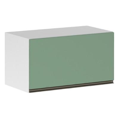 Armário Basculante 70cm 1 Porta Branco Polar C/Verde