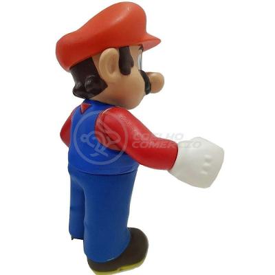 Boneco Mario Grande Super Size 23Cm - Super Mario
