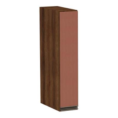 Armário Aéreo 15cm 1 Porta Nogueira C/Gaia