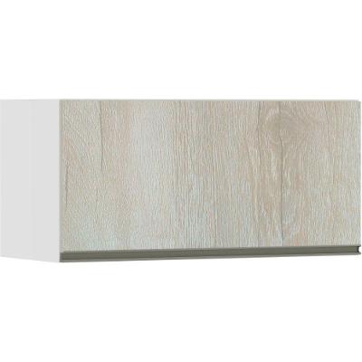 Armário Basculante 70cm 1 Porta Branco Polar C/Legno Crema