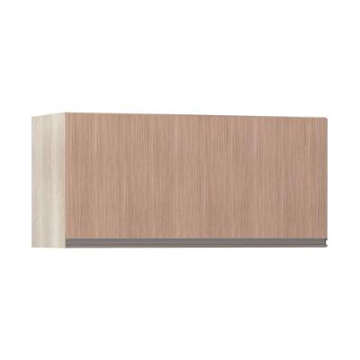 Armário Basculante 80cm 1 Porta Luci Legno Crema C/Cumaru