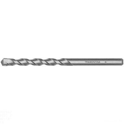 Broca Para Concreto 8x120 Mm 5/16" Em Aço Especial Com Acabamento Jateado Din 8039