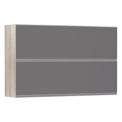 Armário Basculante Duplo 120cm 2 Portas Lis Legno Crema