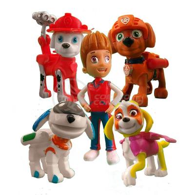 Kit 5 Bonecos Brinquedos Patrulha Canina Com 4 Skate 13