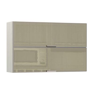 Armario Basculante Duplo 120cm 2 Portas C/Vidro Reflecta