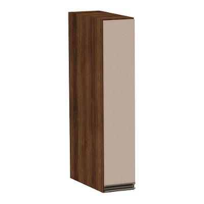 Armário Aéreo 15cm 1 Porta Nogueira C/Connect