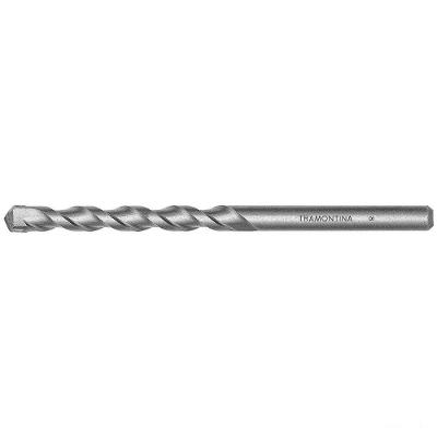 Broca Para Concreto 6.5x100 Mm 1/4" Em Aço Especial Com Acabamento Jateado Din 8039