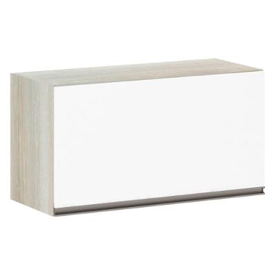 Armário Basculante 70cm 1 Porta Legno Crema C/Branco Polar