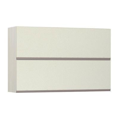 Armário Basculante Duplo 120cm 2 Portas Legno Crema C/Kash