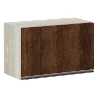 Armário Basculante 60cm 1 Porta Legno Crema C/Nogueira