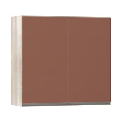 Armário Luciane 80cm 2 Portas Luci Legno Crema C/Gaia