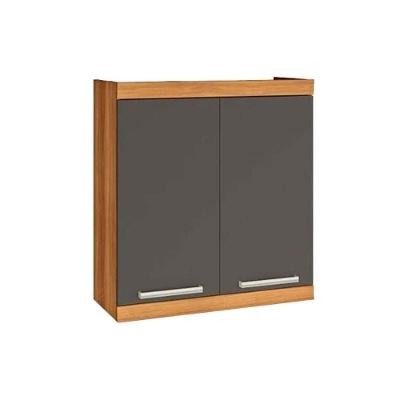 Módulo Cozinha Nesher Burguesa Armário  Premium c/ 2 Portas Freijo/Grafite