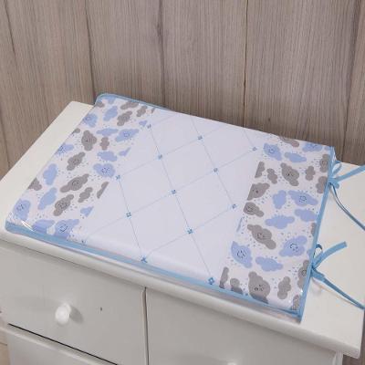 Trocador para Cômoda de Bebe 02 Peças 70x50cm Nuvem Azul