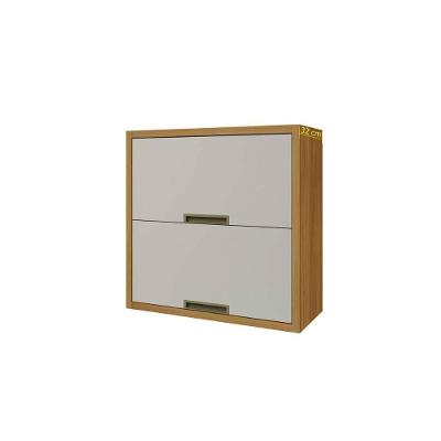 Módulo Cozinha Nesher Imperatriz Armário  c/ 2 Portas Freijo/Off White