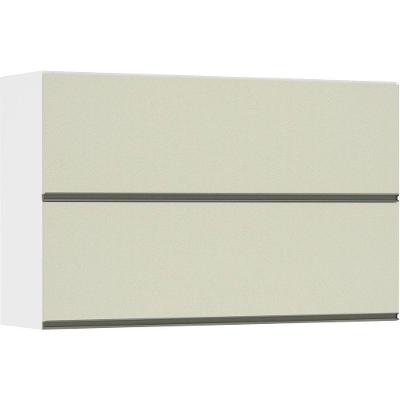 Armário Basculante Duplo 120cm 2 Portas Branco Polar