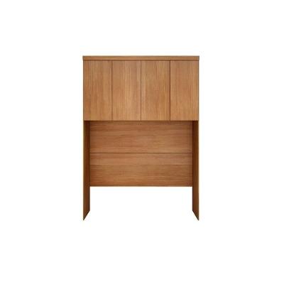 Armário Ponte Modulado   Aéreo Casal Rizon c/ 4 Portas cor Freijó Cumaru - Novo Horizonte