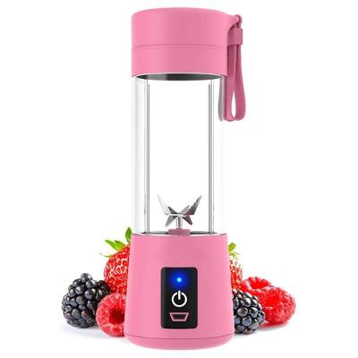 Mini Liquidificador Mixer Juice Cup Portatil 320ml Usb 6 Lâminas - Juicer - Preto