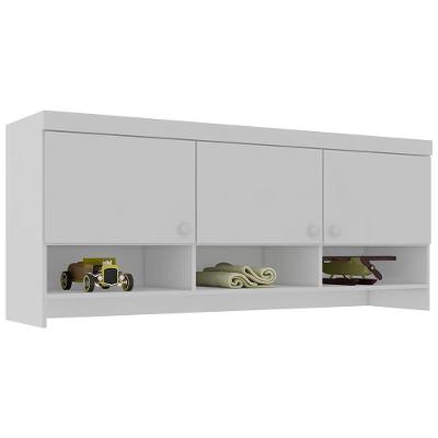 Módulo Aéreo Com 1 Porta E 4 Gavetas Eloisa Cor Branco Phoenix Baby