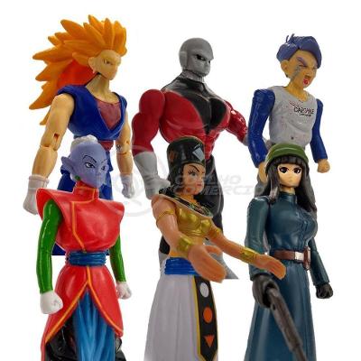 Kit 6 Bonecos Dragon Ball Vegetto Ssj3 Jerez Mai Do Futuro