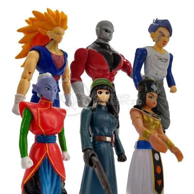 Kit 6 Bonecos Dragon Ball Vegetto Ssj3 Jerez Mai Do Futuro
