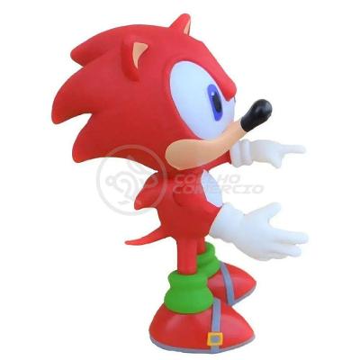Boneco Sonic Red Vermelho Grande Super Size 23Cm - Sonic