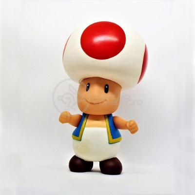 Boneco Cogumelo Toad Grande Super Size 20Cm - Mario
