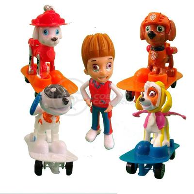 Kit 5 Bonecos Patrulha Canina Com 4 Skat Robo Dog 31